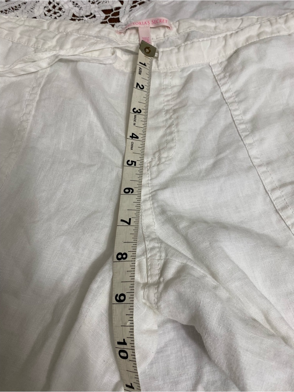 Victoria’s Secret white beach pants size 4 - Picture 4 of 5